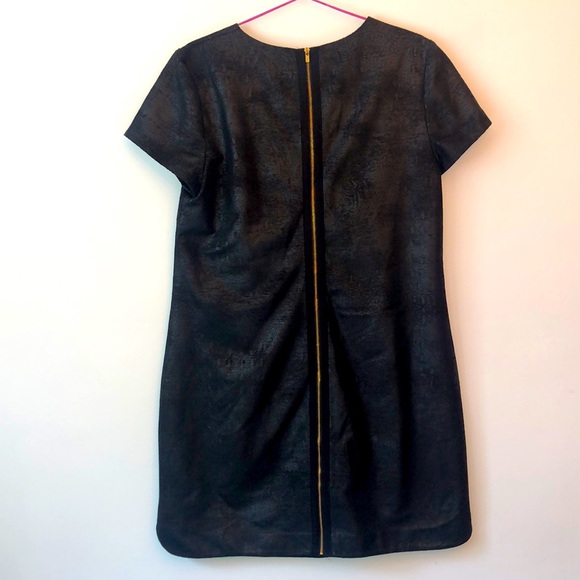 Banana Republic black textured dress, sz 14 - Picture 1 of 4
